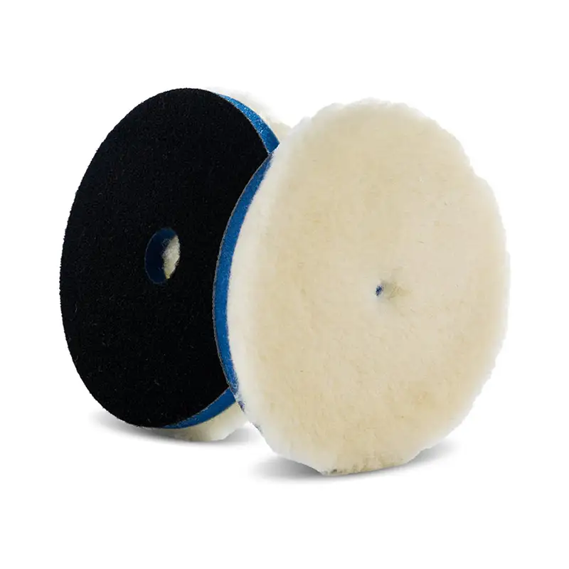 Lake Country Blue Hybrid Foamed Wool Pad - 7.5